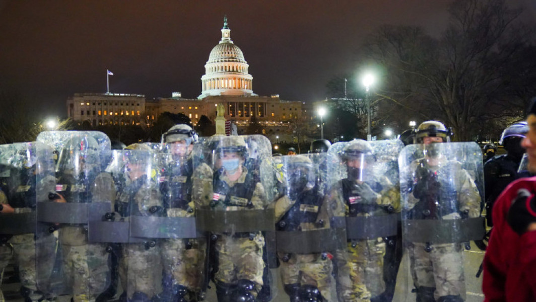 Proteste în Washington D.C. pentru anularea mobilizării Gărzii Naționale