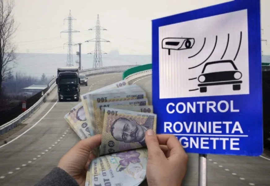Rovinietele suspendate în noapte, anunț CNAIR