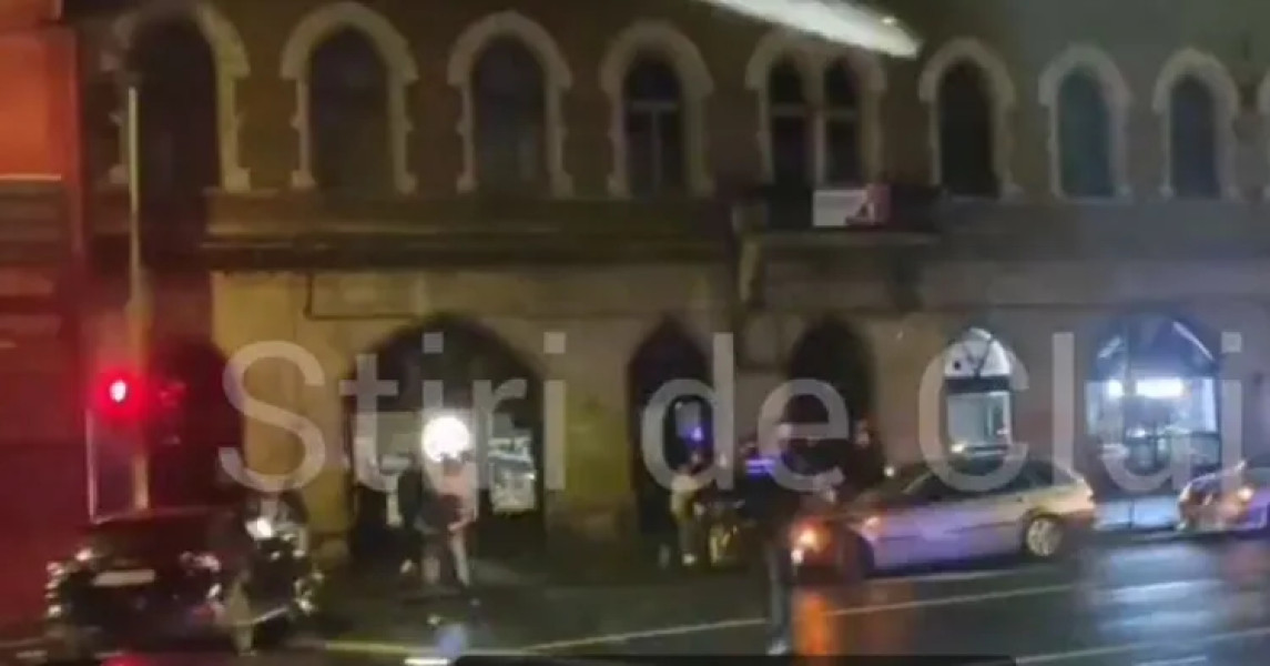 Accident pe strada Regele Ferdinand din Cluj-Napoca, în apropiere de Podul Horea VIDEO
