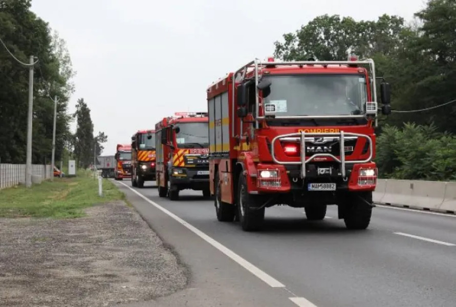 Alarmă falsă de incendiu la o casă din Iuriu de Câmpie, județul Cluj