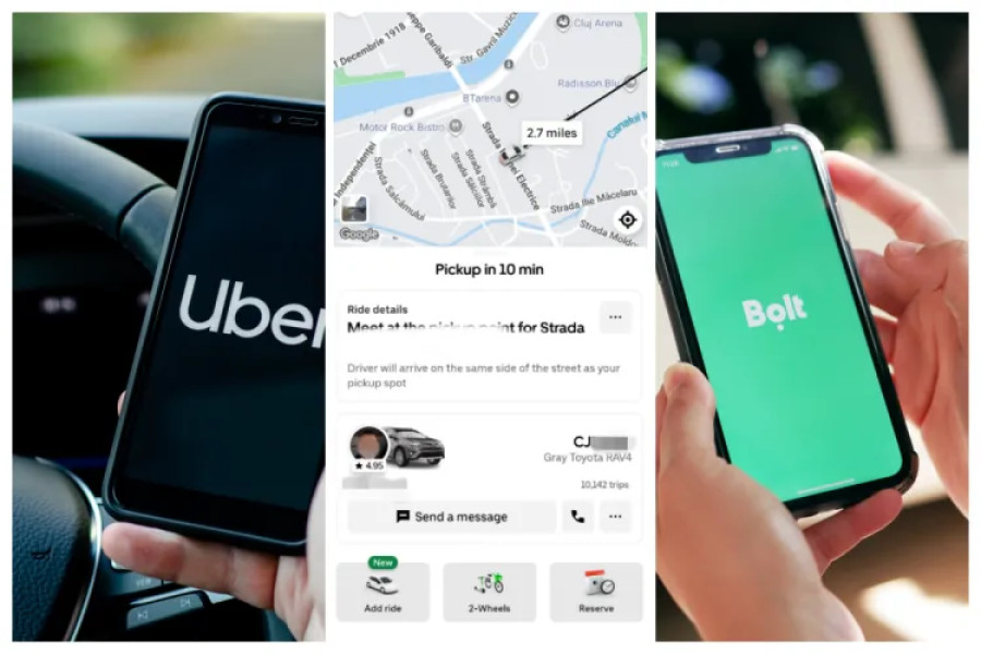 Clujenii se confruntă cu probleme frecvente la serviciile Uber și Bolt