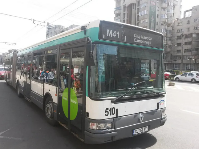 Descinderi în autobuzele liniei M41 pentru menținerea ordinii în Cluj-Napoca