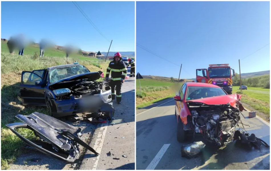 Accident în zona Corpadea-Căianu-Vamă: două victime transportate la spital