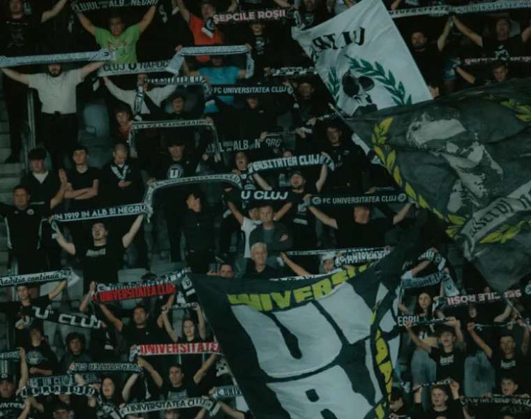 „U” Cluj pregătește suporterii pentru derby-ul cu CFR Cluj de pe 29 septembrie
