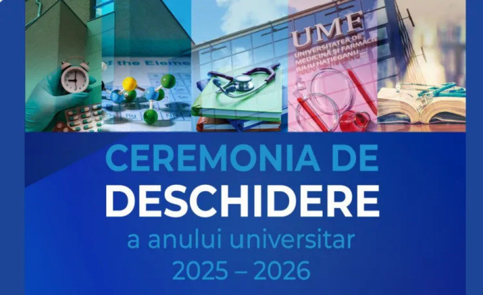 UMF „Iuliu Hațieganu” din Cluj-Napoca inaugurează anul universitar 2025-2026