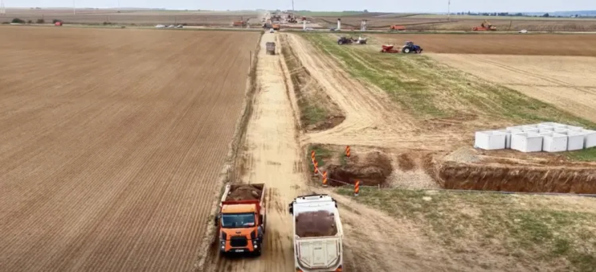 Progrese importante pe lotul Chiribiș–Biharia al autostrăzii A3 cu lucrări extinse