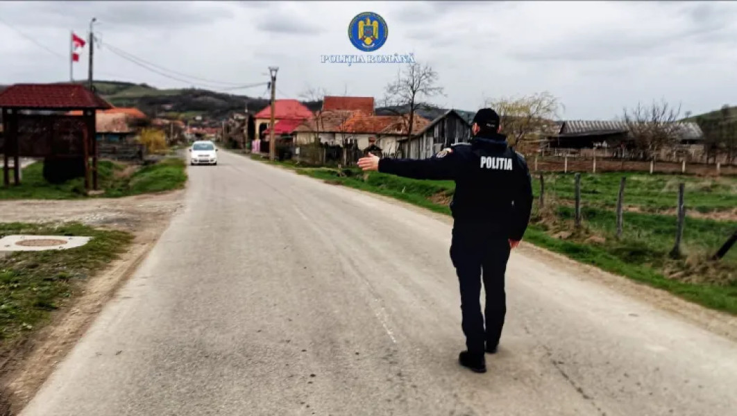 Acțiune integrată a polițiștilor și jandarmilor în comuna Gherla pentru siguranța rutieră