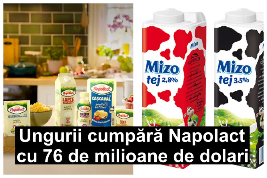 Bonafarm cumpără brandul Napolact pentru 76 milioane de dolari, tranzacția stârnește controverse