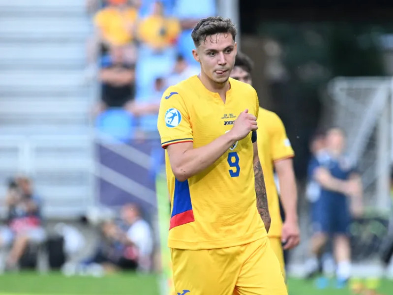 Louis Munteanu a înscris primul său gol pentru naționala României în victoria cu Moldova