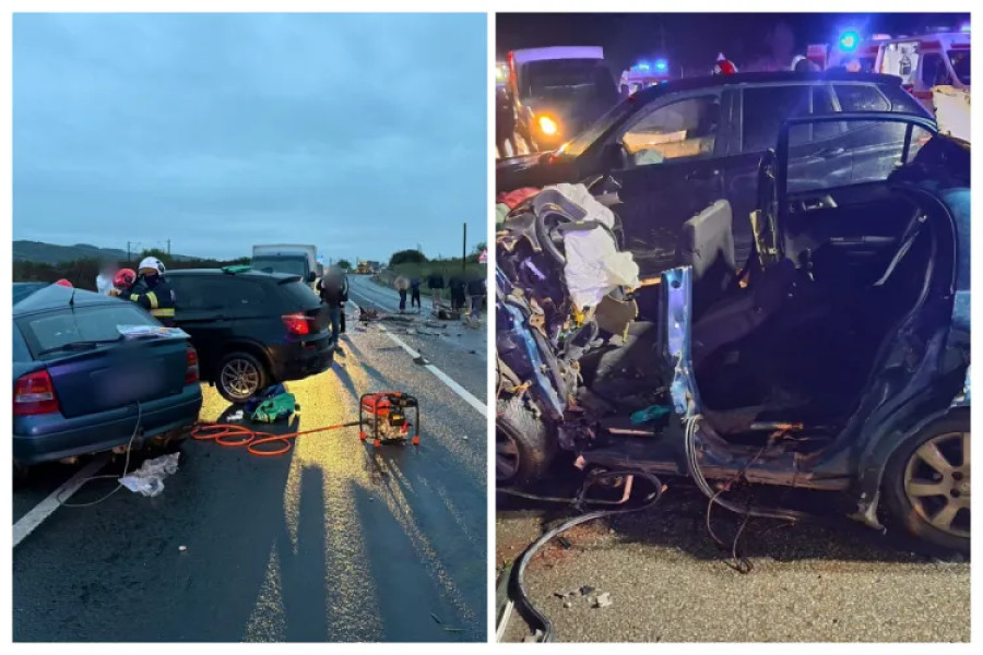 Accident mortal în Livada, șase persoane rănite și circulație blocată pe DN1C