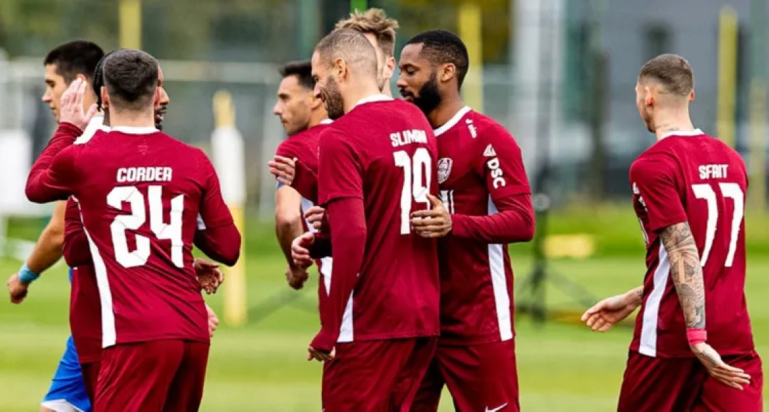 CFR Cluj învinge Gloria Bistrița cu 3-0 în amicalul de la Baza Napoca