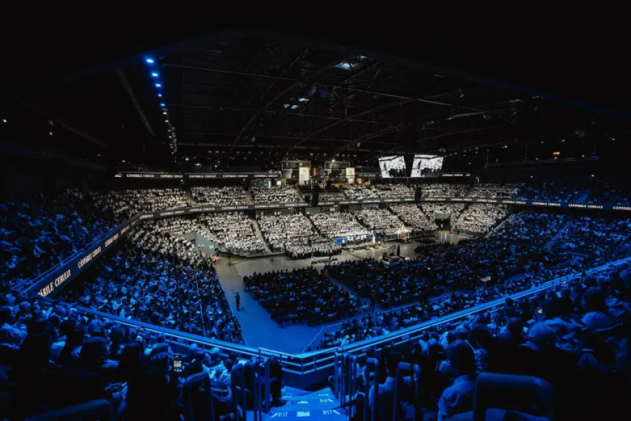BT Arena a devenit scena celui mai mare cor ortodox din România organizat de tinerii creștini