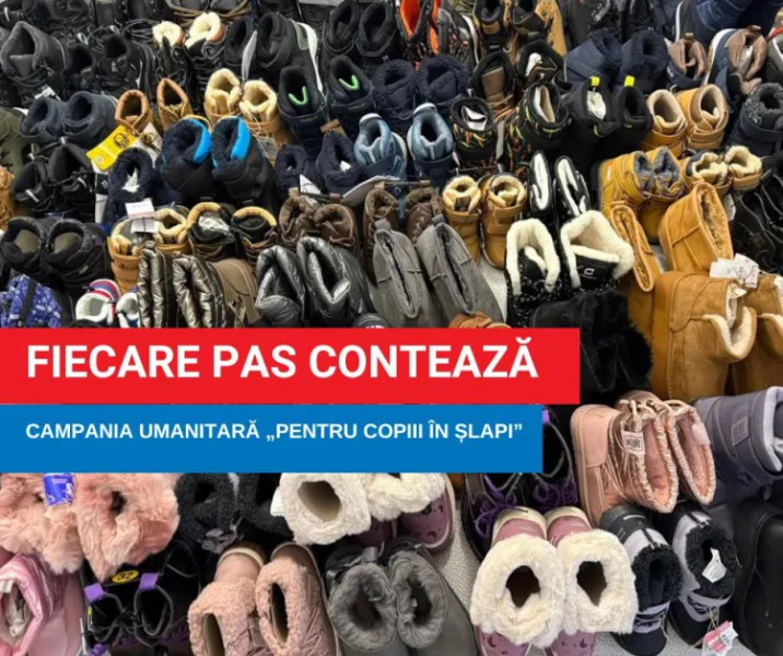 Electrica Furnizare sprijină copiii din Munții Apuseni cu ghetuțe de iarnă