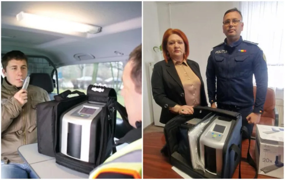Apahida primește aparat modern pentru testarea șoferilor sub influența drogurilor