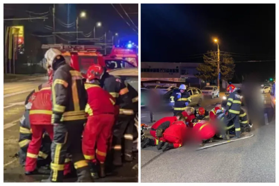 Accident grav în Cluj-Napoca, bărbat lovit în timp ce traversa neregulamentar