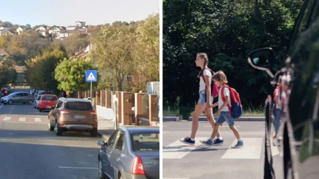 Clujean reclamă parcarea ilegală pe trecerea de pietoni din Mănăștur