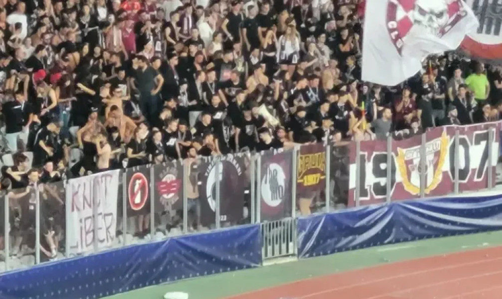 Interdicție asupra unui banner al suporterilor la meciul România U21 - Cipru U21