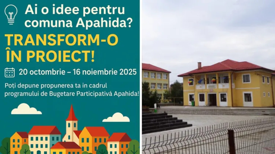 Apahida lansează programul de bugetare participativă 2025 pentru implicarea localnicilor