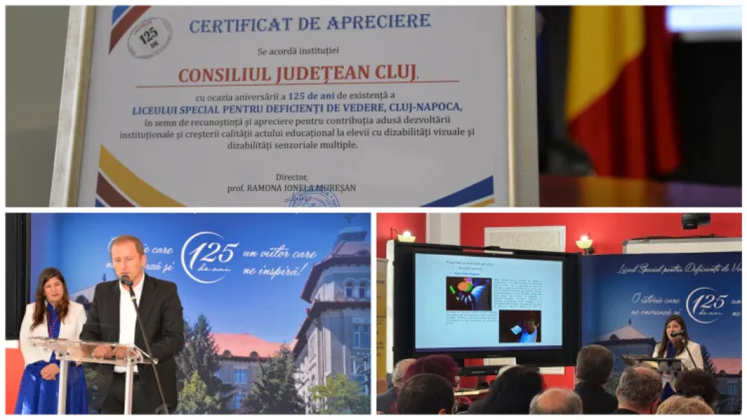 Liceul pentru Deficienți de Vedere Cluj a sărbătorit 125 de ani de educație specială