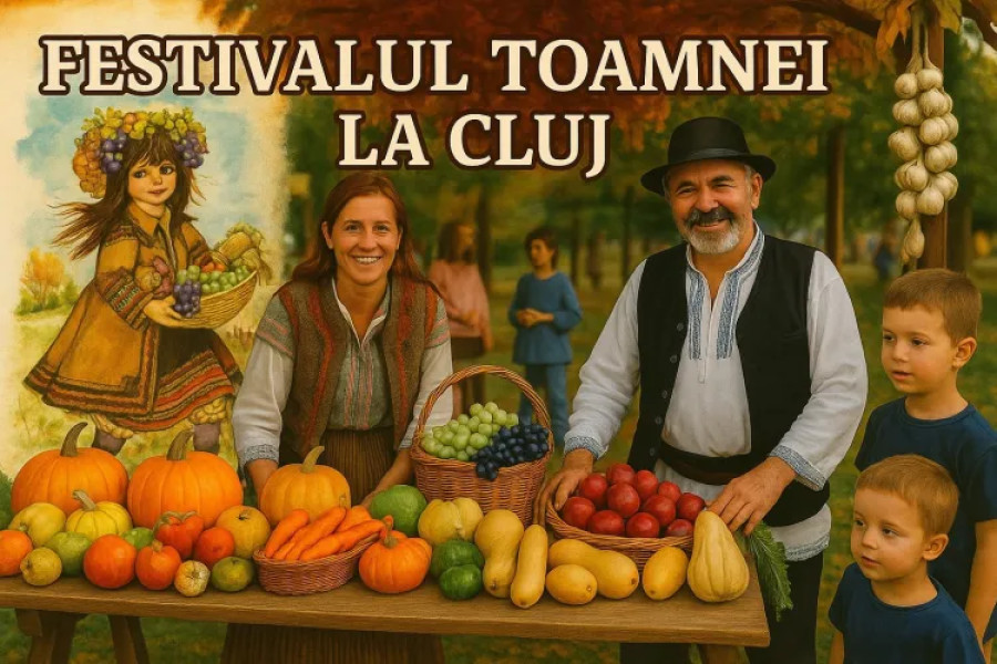 Peste 65 de producători locali participă la Festivalul Toamnei de la Cluj