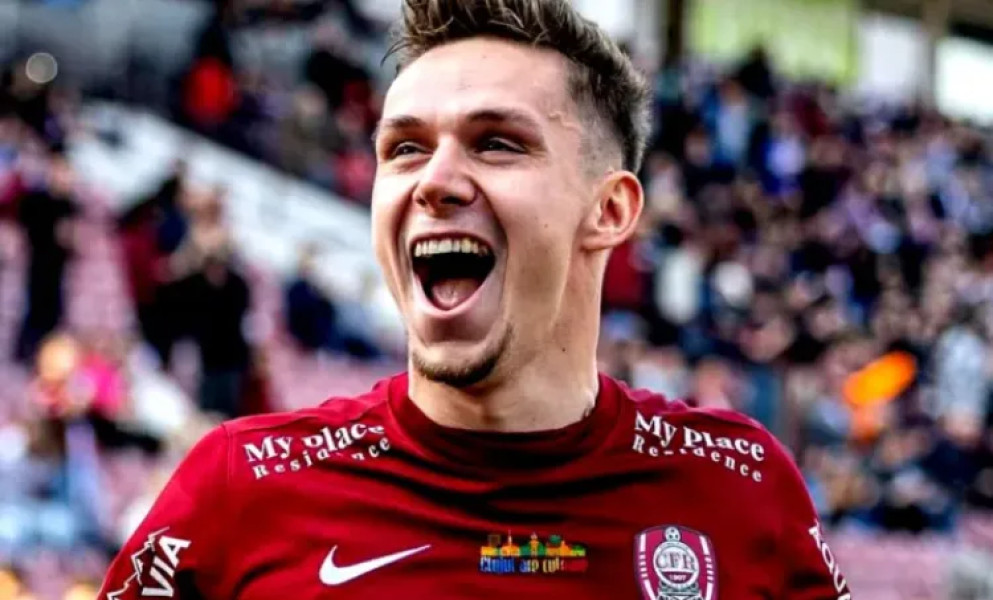 Mihai Stoica laudă evoluția atacantului Louis Munteanu în meciul România - Moldova