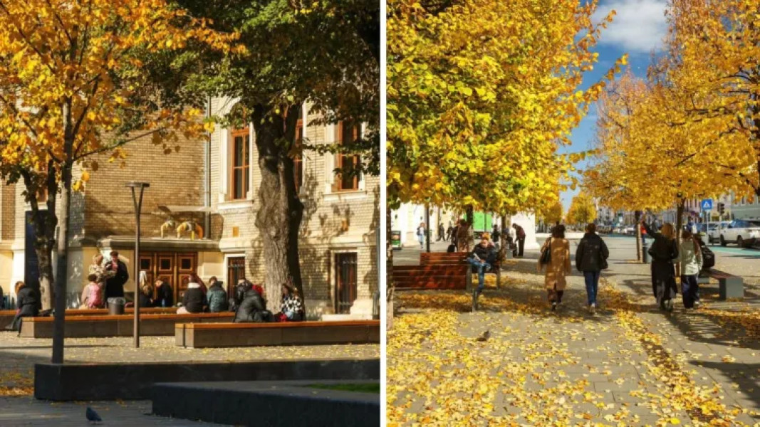 Cluj-Napoca, învăluit în culorile călduroase ale toamnei