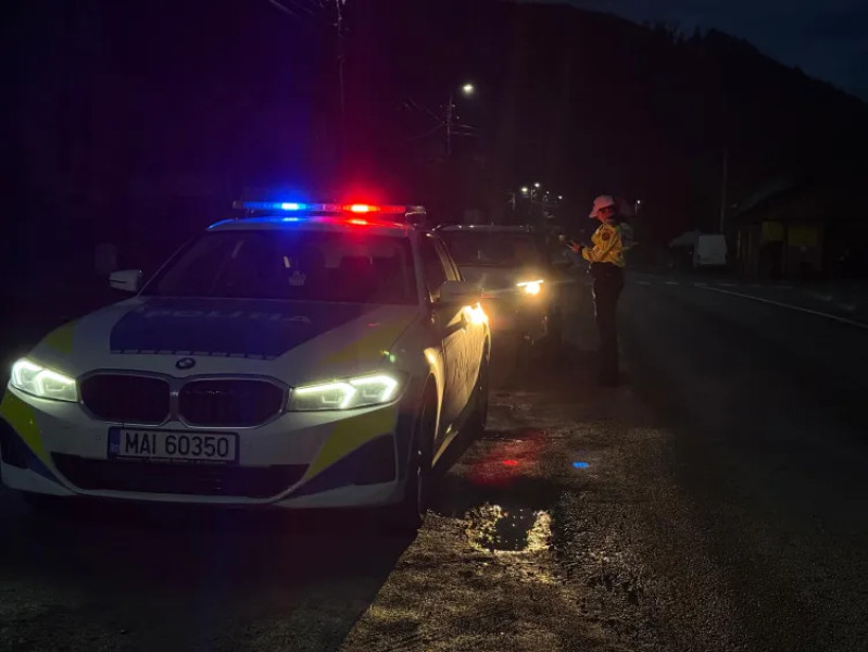 Razii ale polițiștilor clujeni pe drumuri, zeci de amenzi și permise reținute