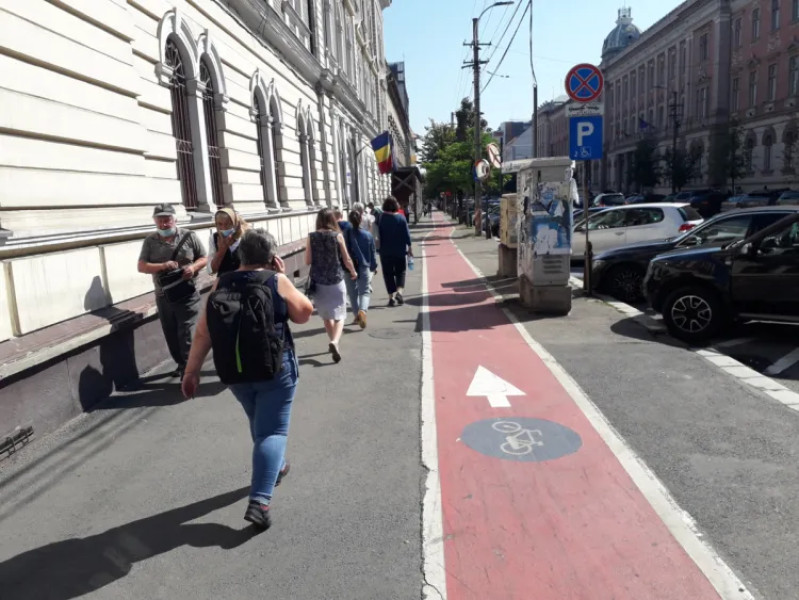 Clujean propune conectarea pistei de biciclete de pe Dorobanților cu Iulius Mall