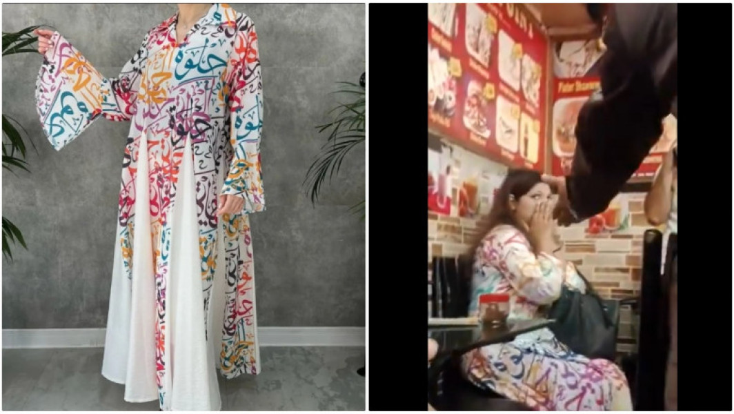 Mii de pakistanezi, furioși că o femeie purta o rochie cu imprimeu arabil, au încercat să o linșeze