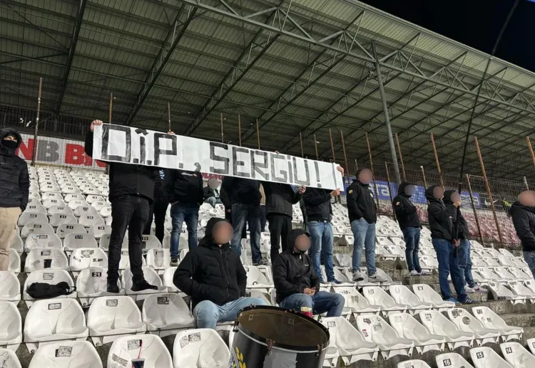 Ultrașii Farului Constanța transmit condoleanțe fanilor Universității Cluj