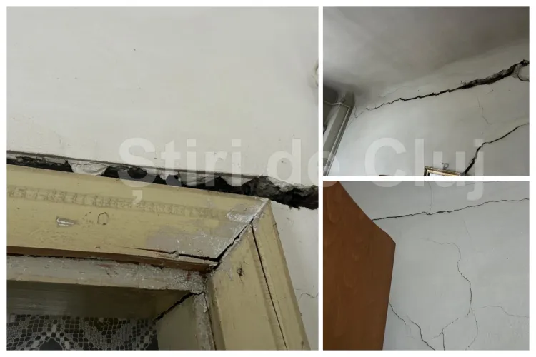 Locuitorii din Someșeni cer soluții pentru casele afectate de traficul greu