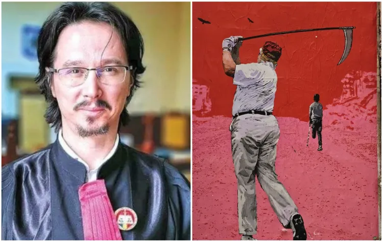 Danileț critică liderii mondiali printr-o imagine simbolică cu Donald Trump în Gaza