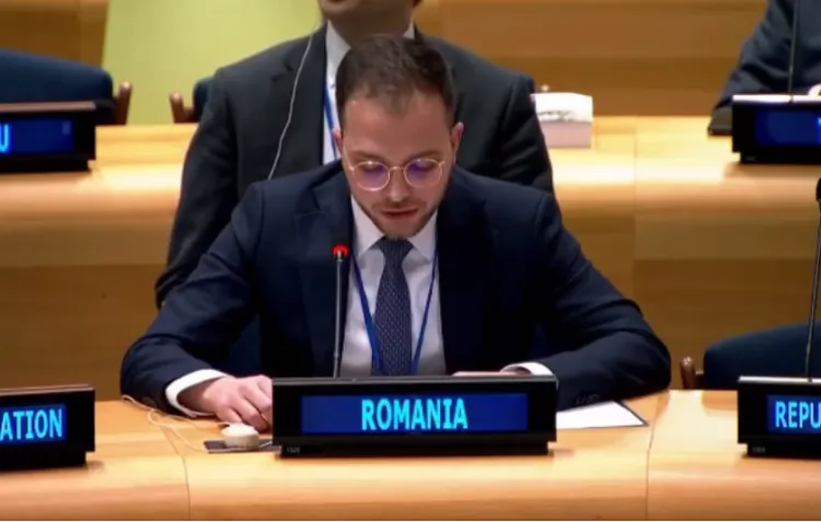 Tânărul diplomat clujean Filip Lariu reprezintă România la ONU în Săptămâna Dreptului Internațional