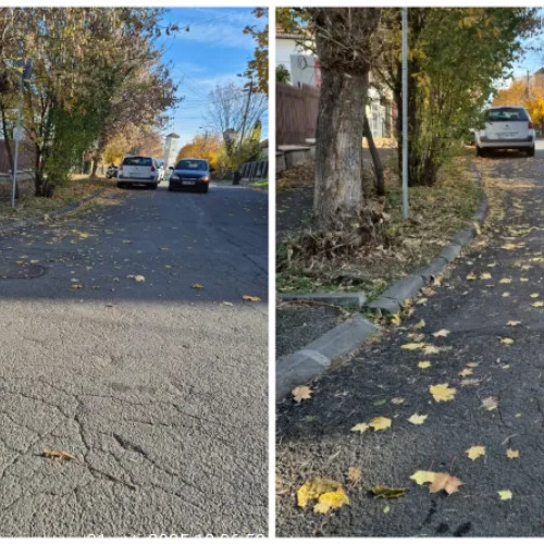 Primăria Cluj-Napoca intervine după sesizarea privind o mașină abandonată pe Vasile Pârvan