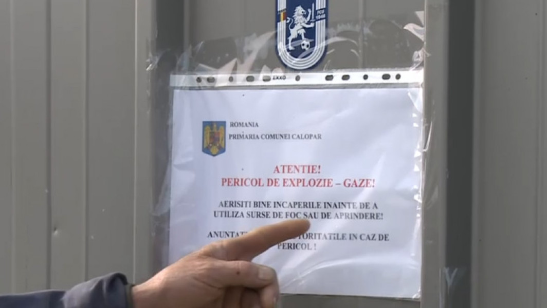 Instalație de captare a gazului din sol descoperită în satul din Dolj
