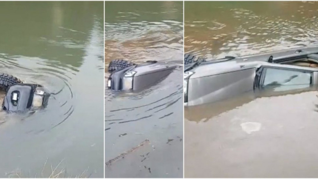 Doi minori au ajuns cu mașina într-un lac din Alba. Au reușit să scape și să plece acasă secret, dar au fost descoperiți de Poliție în urma unui apel la 112.