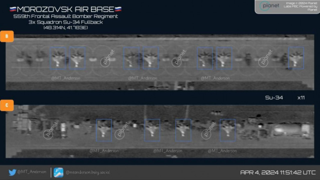 Hotărâtă a Ucrainei: Atac cu drone asupra bazei aeriane din Rusia: 6 aeronave distruse, 8 avariate