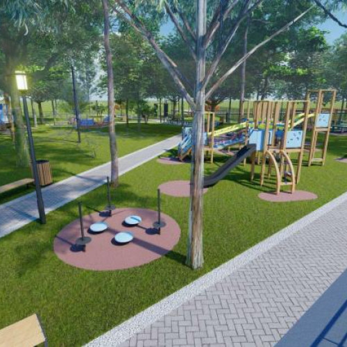 Parcul mare din Apahida va fi inaugurat in luna iunie. Lucrari de modernizare, amenajari verzi si echipamente de joaca pentru copii - deadline confirmat de primar!