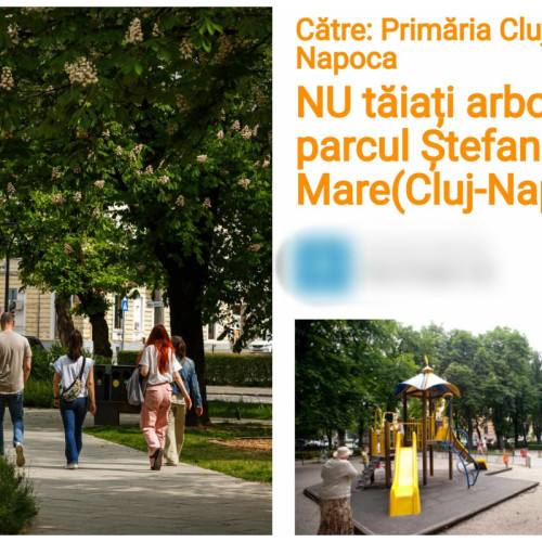 Castanii înfloriți din Parcul Ștefan cel Mare - o laudă pentru Boc și o victorie pentru activiști în campania electorală din Cluj. PETIȚIE împotriva tăierilor de arbori pentru "modernizarea parcului" în 2020.