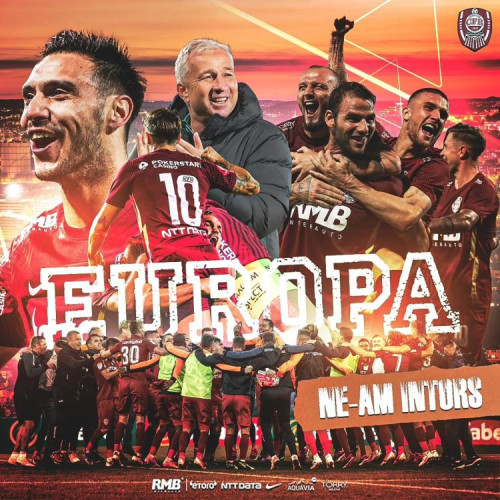 CFR Cluj, calificată în Europa dintr-o lovitură, cu scor 5-1 împotriva Farului. Clujul speră la două echipe în Conference League!