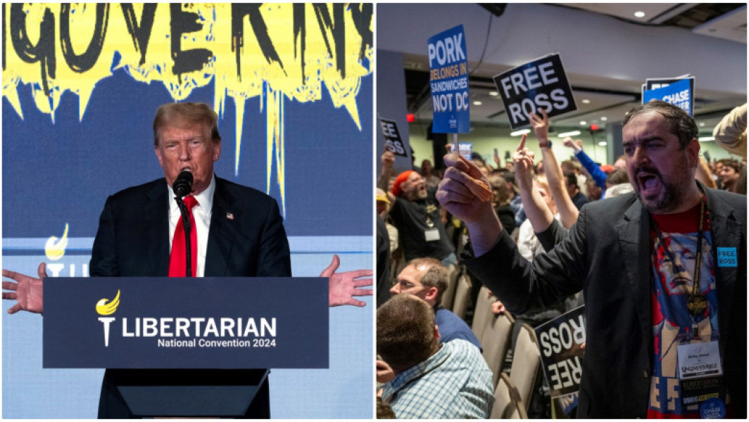 Donald Trump a fost huiduit și batjocorit la convenția libertarienilor. De ce vrea republicanul sprijinul adepților acestei doctrine