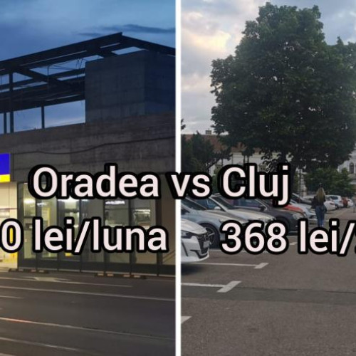 Oradea vs Cluj: Parcări în centrul orașului la jumătate de preț în Oradea- FOTO