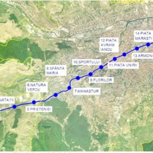 VIDEO. Traseul metroului din Cluj se va potrivi peste un harta 3D digitală. Primul metrou online din lume va circula în curând!