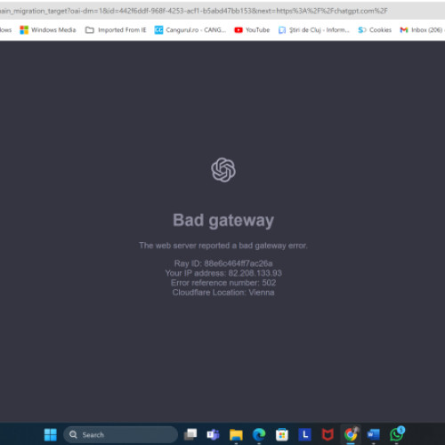 Platforma chat GPT are probleme în toată lumea, românii întâmpină dificultăți la accesare