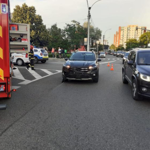 Accident pe strada Observatorului din Cluj-Napoca: Un motociclist rănit și transportat la spital-FOTO