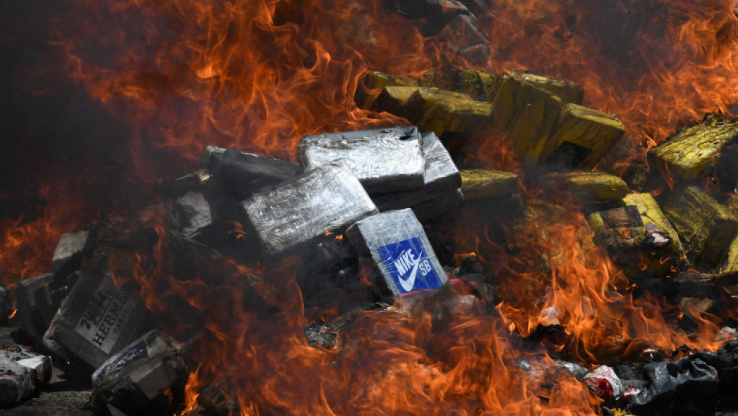 Autoritățile din Honduras au ars peste 5,6 tone de cocaină