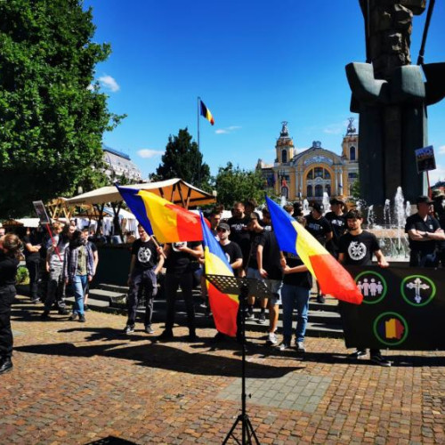 Miting pentru familie și Cluj Pride 2024 în Cluj-Napoca