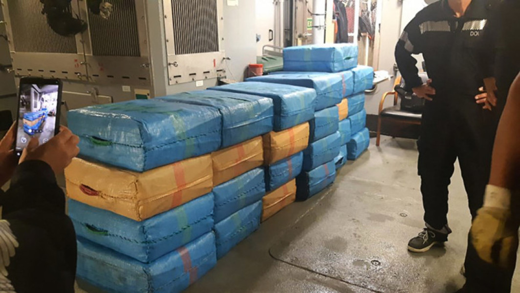 Confiscare importantă de polen de canabis în Marea Mediterană