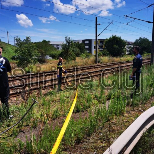 Bărbat lovit mortal de un tren sub podul IRA din Cluj-Napoca